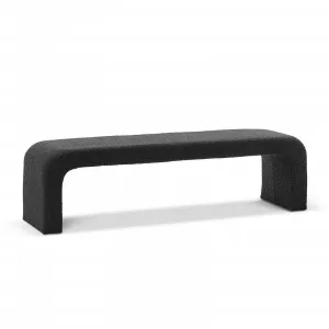 Harper Arch 160cm Bench Seat, Charcoal Bouclé by L3 Home, a Benches for sale on Style Sourcebook