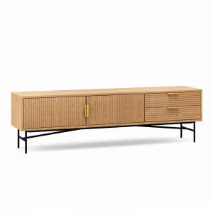 Kina 180cm Ripple TV Entertainment Unit, Natural Oak by L3 Home, a Entertainment Units & TV Stands for sale on Style Sourcebook