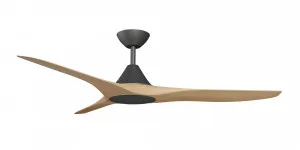 Calibo Smart CloudFan 48" (1220mm) ABS Energy Efficient DC Ceiling Cloud Fan and Remote Black & Bamboo by Calibo, a Ceiling Fans for sale on Style Sourcebook