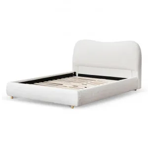 Diaz Queen Bed Frame - Cream White by Interior Secrets - AfterPay Available by Interior Secrets, a Beds & Bed Frames for sale on Style Sourcebook