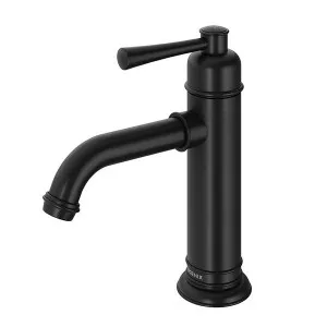 Phoenix Cromford Basin Mixer Matte Black by PHOENIX, a Bathroom Taps & Mixers for sale on Style Sourcebook