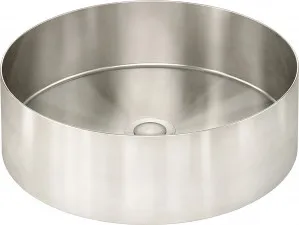 Meir | Lavello Round Steel Basin - Brushed Nickel by LAVELLO by MEIR, a Basins for sale on Style Sourcebook