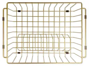 Meir | Lavello Dish Rack - Brushed Bronze Gold by LAVELLO by MEIR, a Kitchen Sinks for sale on Style Sourcebook