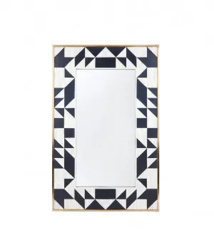 Hailey Bone Inlay Wall Mirror 110cm x 70cm by Luxe Mirrors, a Mirrors for sale on Style Sourcebook