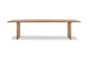 Dakota Block 300cm Dining Table, Solid Acacia Wood, Natural, by Lounge Lovers by Lounge Lovers, a Dining Tables for sale on Style Sourcebook