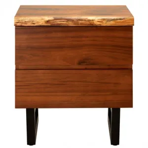 Croft Australian Blackwood Bedside Table - 2 Drawer by James Lane, a Bedside Tables for sale on Style Sourcebook