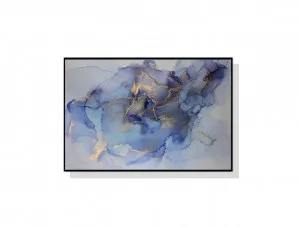 Luxe Blue and Gold Wall Art Canvas 3 sizes available 50cm x 70cm by Luxe Mirrors, a Artwork & Wall Decor for sale on Style Sourcebook