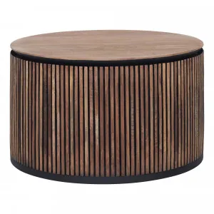 Monaco Round Side Table 60cm Reclaimed Teak by OzDesignFurniture, a Bedside Tables for sale on Style Sourcebook