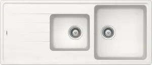 Quartz 1 & 3/4 Bowl Sink - White by Häfele, a Kitchen Sinks for sale on Style Sourcebook