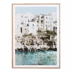 Amalfi Village Framed Print in 64 x 79cm by OzDesignFurniture, a Prints for sale on Style Sourcebook