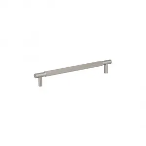 Tezra Textured Cabinetry Pull 220mm • Brushed Nickel by ABI Interiors Pty Ltd, a Cabinet Hardware for sale on Style Sourcebook
