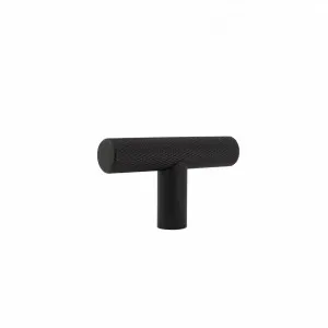 Tezra Textured Cabinetry T Pull • Matte Black by ABI Interiors Pty Ltd, a Cabinet Hardware for sale on Style Sourcebook
