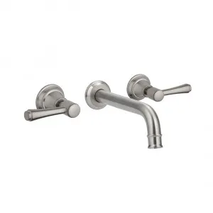 Kingsley Assembly Taps & Spout Set - Brushed Nickel by ABI Interiors Pty Ltd, a Bathroom Taps & Mixers for sale on Style Sourcebook