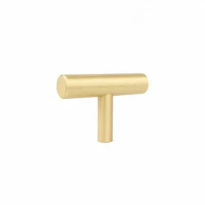 Tezra Cabinetry T Pull - Brushed Brass by ABI Interiors Pty Ltd, a Cabinet Hardware for sale on Style Sourcebook