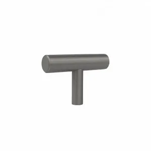 Tezra Cabinetry T Pull 50mm - Brushed Gunmetal by ABI Interiors Pty Ltd, a Cabinet Hardware for sale on Style Sourcebook