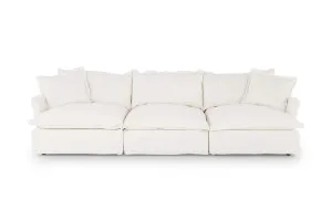 Toorak Coastal 4 Seat Sofa, White, by Lounge Lovers by Lounge Lovers, a Sofas for sale on Style Sourcebook