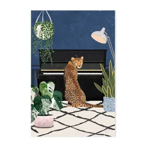 Cheetah Composer , By Sarah Manovski by Gioia Wall Art, a Prints for sale on Style Sourcebook