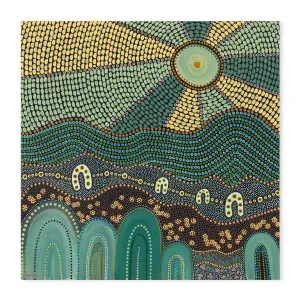 Family Connections , By Domica Hill by Gioia Wall Art, a Aboriginal Art for sale on Style Sourcebook