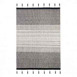 Rizin Rug - Black White by Merlino, a Contemporary Rugs for sale on Style Sourcebook