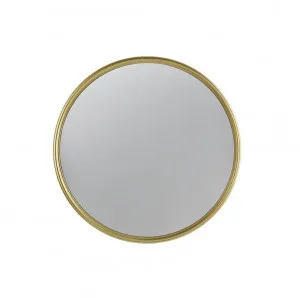 Heidi Convex Wall Mirror Gold 26.5cm by Luxe Mirrors, a Mirrors for sale on Style Sourcebook