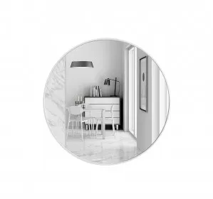Slim Design Wall Mirror Round 50cm by Luxe Mirrors, a Mirrors for sale on Style Sourcebook