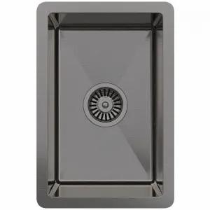 Buildmat Brushed Gunmetal Jeeves 300x450 Single Bowl Butler Sink by Buildmat, a Kitchen Sinks for sale on Style Sourcebook