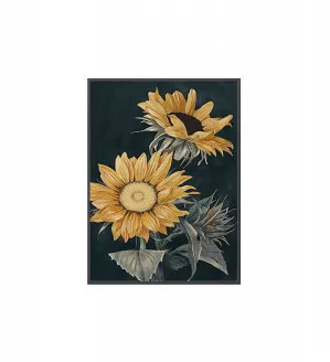 Classic Sunflower Wall Art Canvas 4 sizes available 70cm x 50cm by Luxe Mirrors, a Artwork & Wall Decor for sale on Style Sourcebook