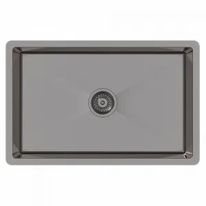 Buildmat Brushed Gunmetal Avisa 700x450 Large Single Bowl Sink by Buildmat, a Kitchen Sinks for sale on Style Sourcebook