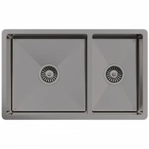 Buildmat Brushed Gunmetal Clifford 725x450 Single & 1/4 Bowl Sink by Buildmat, a Kitchen Sinks for sale on Style Sourcebook