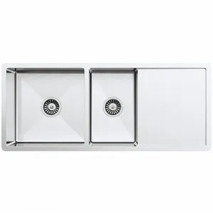 Buildmat Logan 1075x450 Single & Qtr Bowl with Drain Board Sink by Buildmat, a Kitchen Sinks for sale on Style Sourcebook