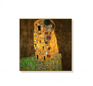 Kissing Wall Art Canvas by Gustav Klimt 3 sizes available 50cm x 50cm by Luxe Mirrors, a Artwork & Wall Decor for sale on Style Sourcebook