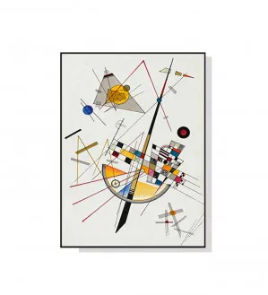 Delicate Tension Wall Art Canvas By Wassily Kandinsky 3 sizes available 70cm x 50cm by Luxe Mirrors, a Artwork & Wall Decor for sale on Style Sourcebook