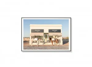 Two Horses Prada Wall Art Canvas 3 sizes available 50cm x 70cm by Luxe Mirrors, a Artwork & Wall Decor for sale on Style Sourcebook