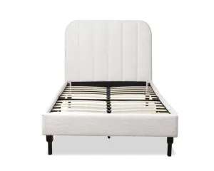 Belinda Boucle Teddy Single Bed - Ivory by Mocka, a Bed Heads for sale on Style Sourcebook