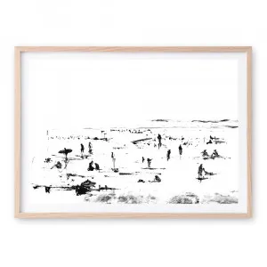 Beach People Art Print by The Print Emporium, a Prints for sale on Style Sourcebook