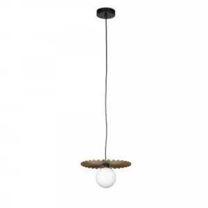 Gold Nora Living Volant Pendant Light (G9) Small by Nora Living, a Pendant Lighting for sale on Style Sourcebook