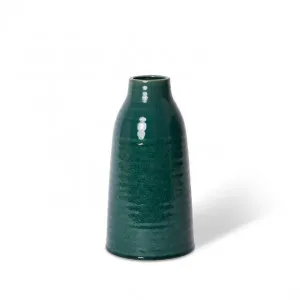 Zara Vase Green - 33cm by James Lane, a Vases & Jars for sale on Style Sourcebook