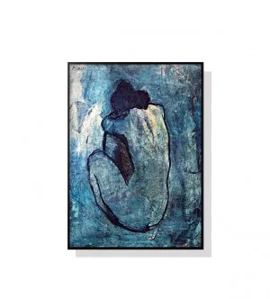 Blue Nude by Pablo Picasso Wall Art Canvas 3 sizes available 70cm x 50cm by Luxe Mirrors, a Artwork & Wall Decor for sale on Style Sourcebook