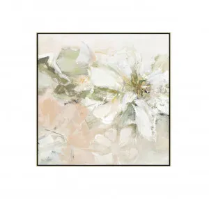 Floral Wall Art Canvas 80cm x 80cm by Luxe Mirrors, a Artwork & Wall Decor for sale on Style Sourcebook