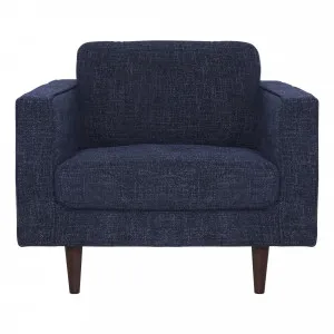 Kobe Arm Chair in Chacha Blue by OzDesignFurniture, a Chairs for sale on Style Sourcebook