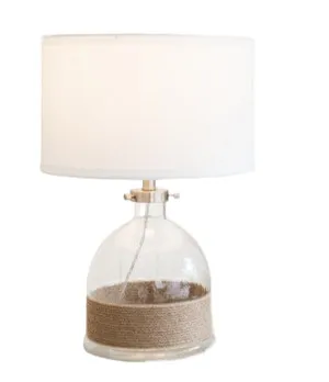Castaway' Rope and Glass Table Lamp by Style My Home, a Table & Bedside Lamps for sale on Style Sourcebook