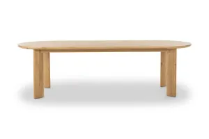 Graze Arrow 270cm Oak Dining Table, Solid American Oak Timber, by Lounge Lovers by Lounge Lovers, a Dining Tables for sale on Style Sourcebook