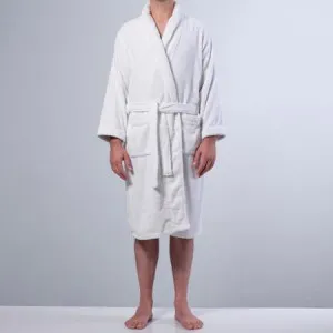 Canningvale Lusso Bathrobes - White, Large, Cotton Terry by Canningvale, a Bathrobes for sale on Style Sourcebook