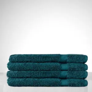 Canningvale Royal Splendour Hand Towel - Azzurrite Teal, Combed Cotton by Canningvale, a Towels & Washcloths for sale on Style Sourcebook