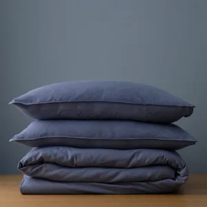 Canningvale CoziCotton Flannelette Quilt Cover Set - Ink Blue, King, Cotton by Canningvale, a Quilt Covers for sale on Style Sourcebook