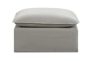 Venice Coastal Ottoman, Grey, by Lounge Lovers by Lounge Lovers, a Ottomans for sale on Style Sourcebook