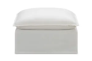 Venice Coastal Ottoman, White, by Lounge Lovers by Lounge Lovers, a Ottomans for sale on Style Sourcebook