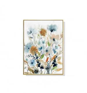 Blooming Flowers Watercolour Style Wall Art Canvas 3 sizes available 50cm x 70cm by Luxe Mirrors, a Artwork & Wall Decor for sale on Style Sourcebook