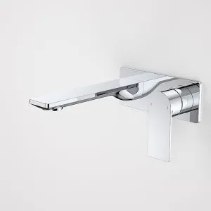 Caroma Urbane II 180mm Lead Free Wall Basin/Bath Mixer Rectangle Chrome by Caroma, a Bathroom Taps & Mixers for sale on Style Sourcebook