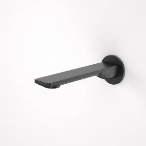 Caroma Urbane II Low Lead Round 180mm Basin/Bath Outlet Matte Black by Caroma, a Bathroom Taps & Mixers for sale on Style Sourcebook